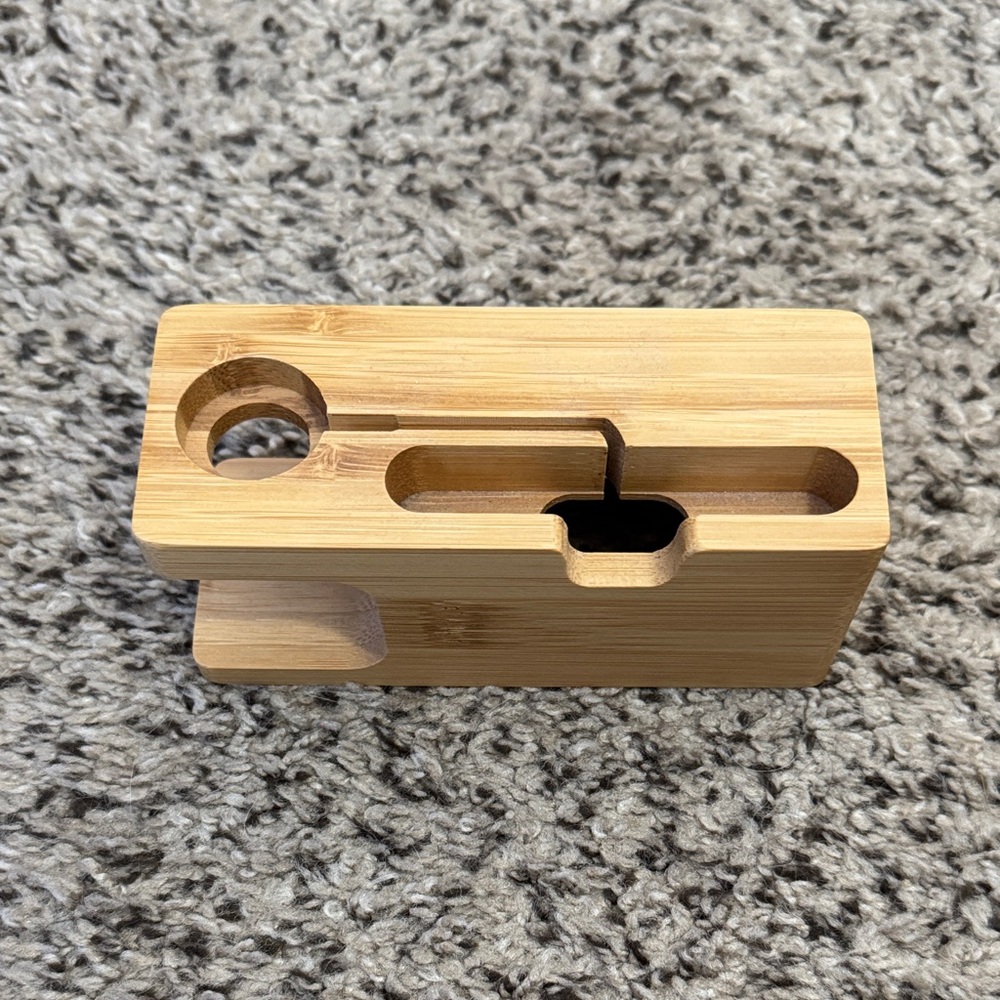 Bamboo Charging Station Dock